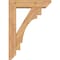 Ekena Millwork Merced Slat Smooth Bracket w/ Offset Brace, Western Red Cedar, 5 1/2"W x 20"D x 28"H BKT0604X20X28MRC06SWR - alternate 4